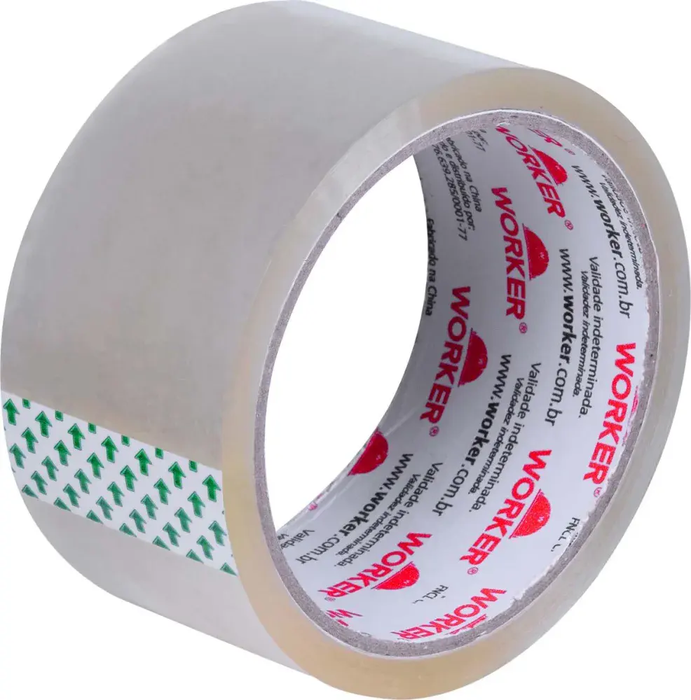 Fita para empacotamento 48MM x 45M transparente Worker — fotografia 3