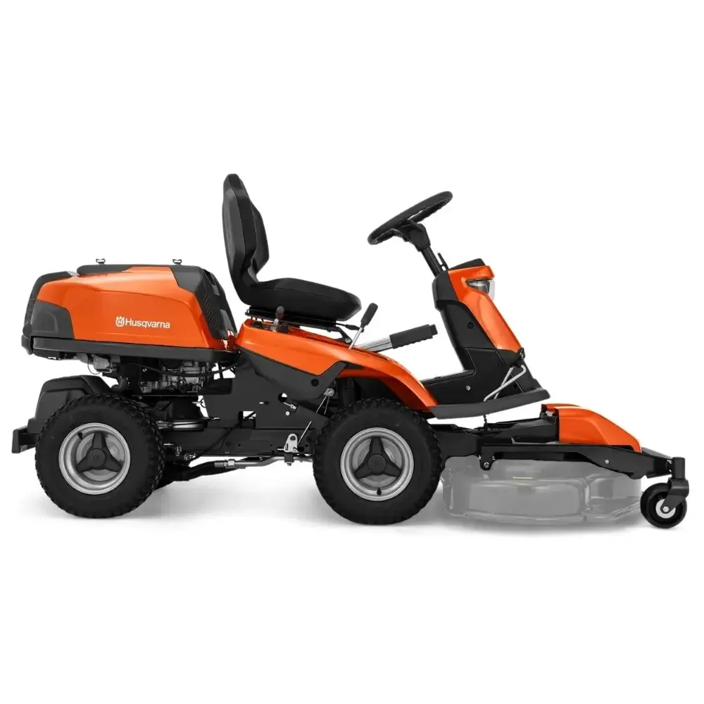 Trator cortador de grama a gasolina 14,2 HP sem plataforma R-316TX Husqvarna — fotografia 4