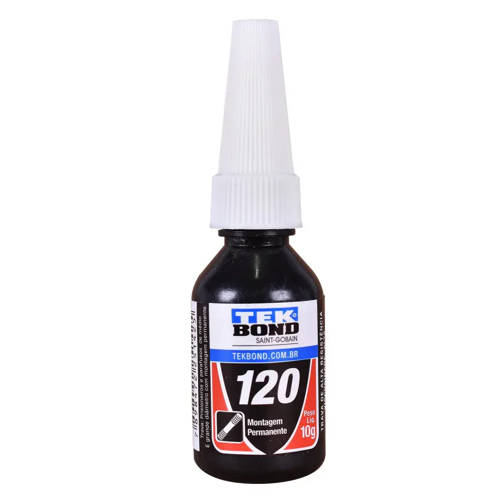 Adesivo anaeróbico de alto torque 120 10G Tekbond