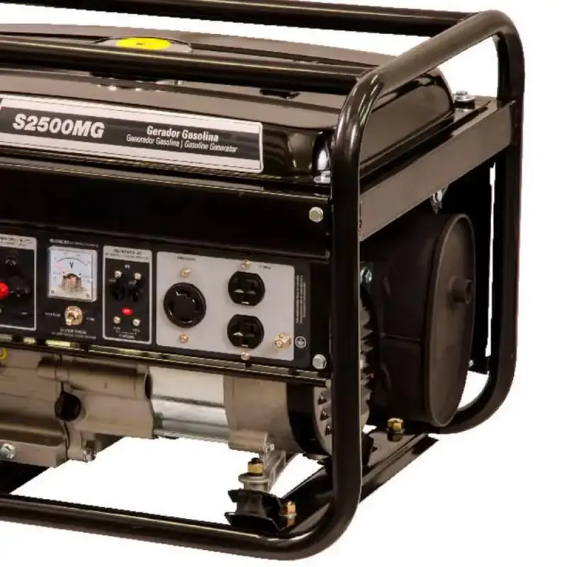 Gerador de energia à gasolina 2.2 KVA 4T S2500 MG bivolt monofásico Schulz — fotografia 4