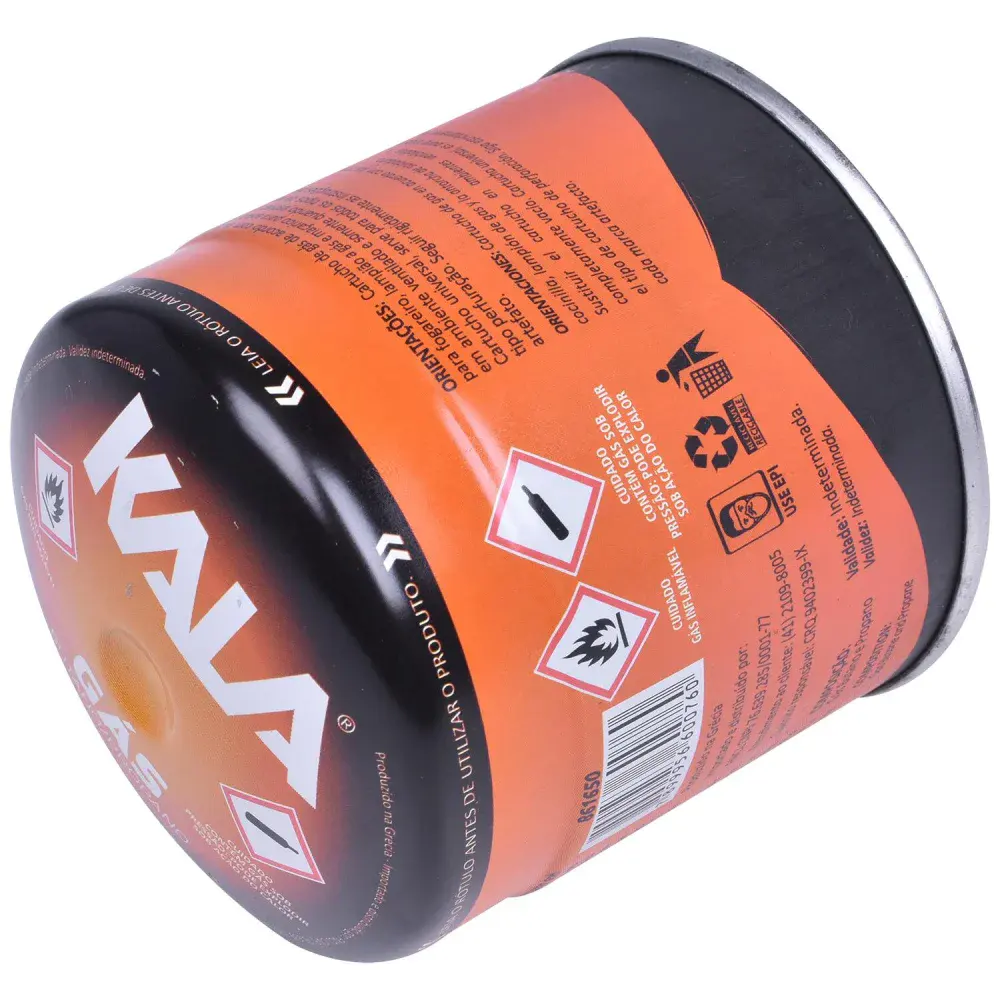 Cartucho de gás butano para maçarico 190G Kala — fotografia 3