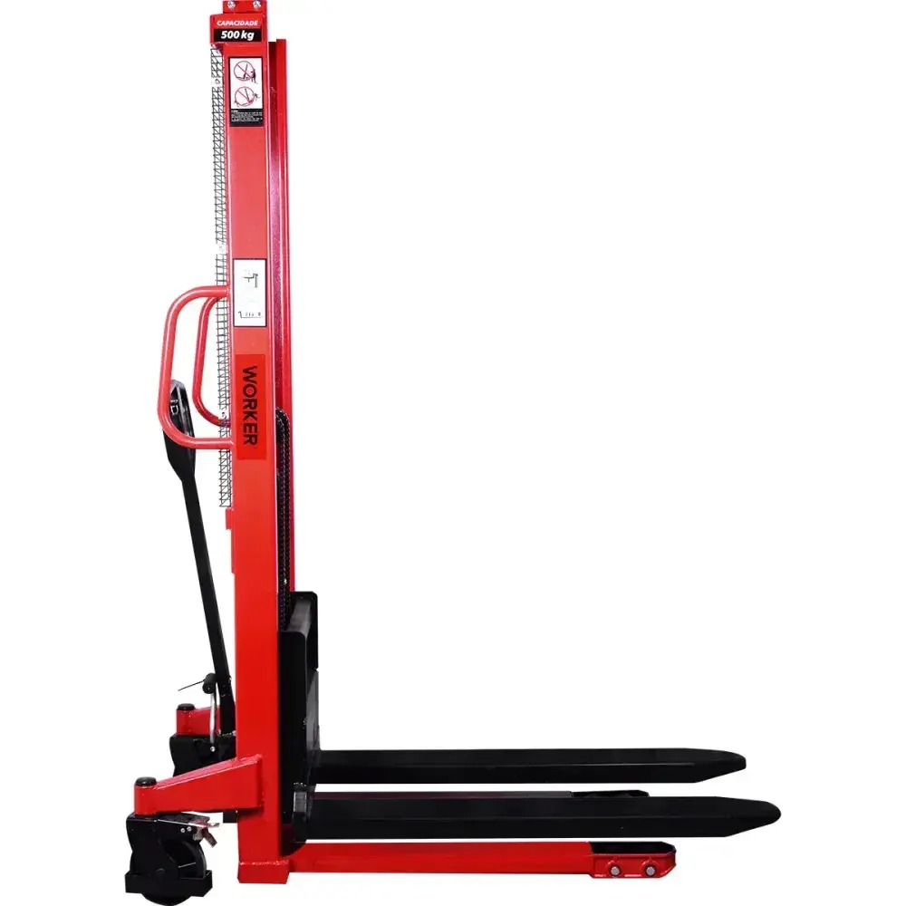 Empilhadeira manual dupla 500KG Worker — fotografia 7