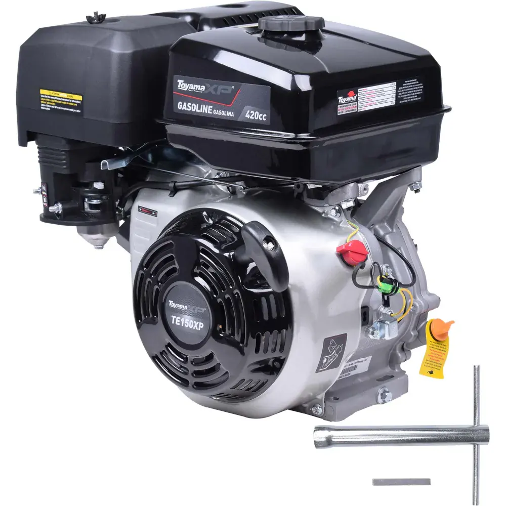Motor a gasolina 15HP 420CC refrigerado a ar TE150 Toyama — fotografia de referência