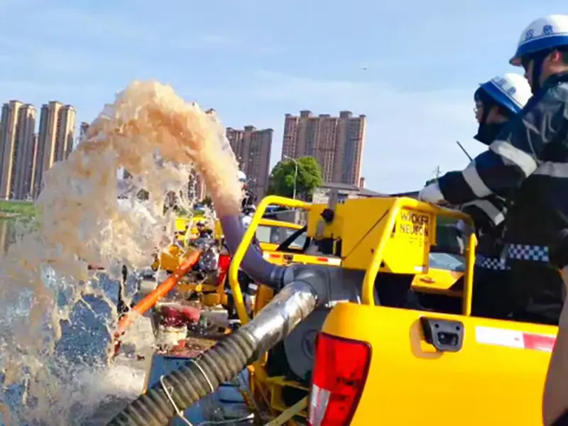 Motobomba à gasolina 15 HP 4 POL 4 t TS4A wacker Vonder — fotografia 4