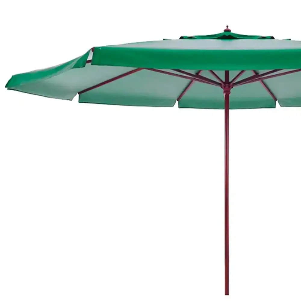 Ombrellone 4M verde bagum haste em madeira 400803 bel BEL FIX — fotografia 6