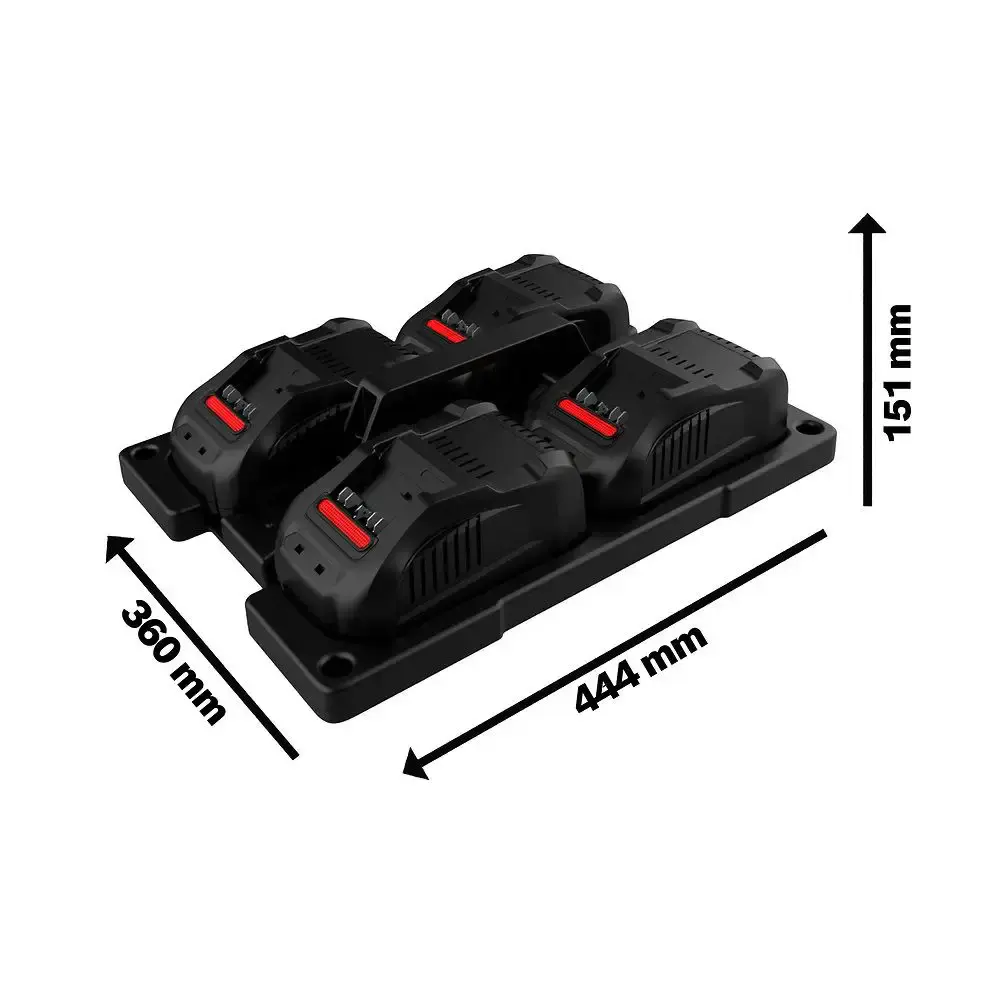 Carregador de bateria 18V multicarregador simultâneo GAL 18V-80 Bosch 110 V — fotografia 5