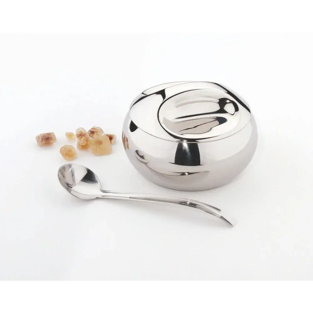 Açucareiro aço inox com colher 64400500 Tramontina — fotografia 3