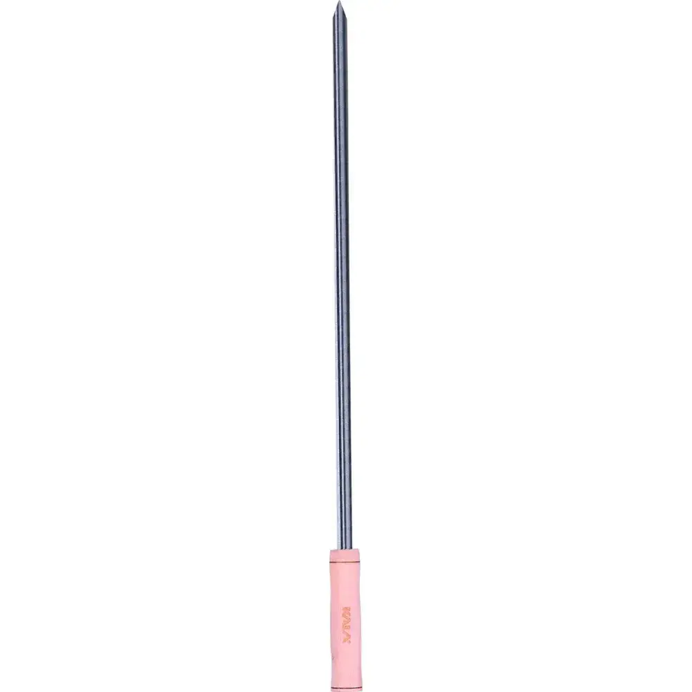Espeto simples de chapa galvanizada com cabo de madeira 65CM Kala — fotografia 4