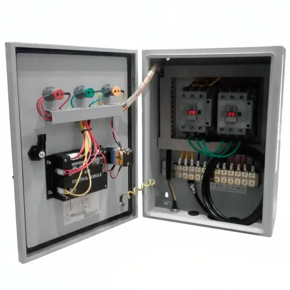 Painel ATS de transferência para gerador 12KW trifásico ATS12T220-N Toyama 220 V — fotografia 2