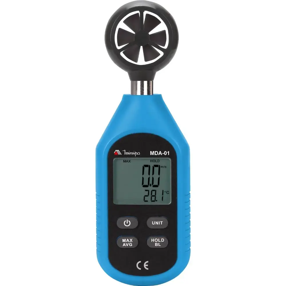 Anemômetro digital medição velocidade do vento MDA-01 Minipa — fotografia de referência