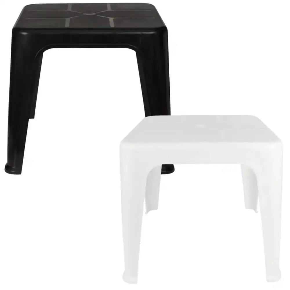 Mesa Plástica de Apoio 43 x 51 cm Várias Cores MOR Branco — fotografia 4