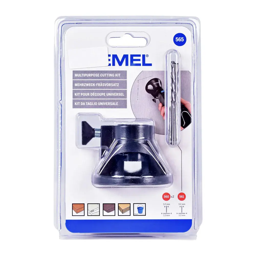 Jogo guia de corte multiuso modelo 565 Dremel — fotografia 5