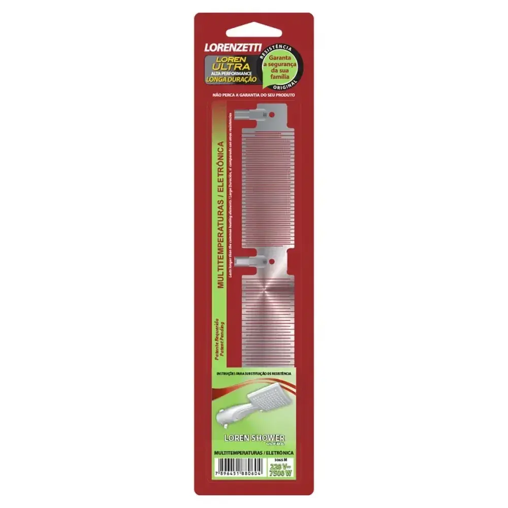Resistência ultra lo shower 7500W 220V lorenzetti Lorenzetti Duchas — fotografia 2