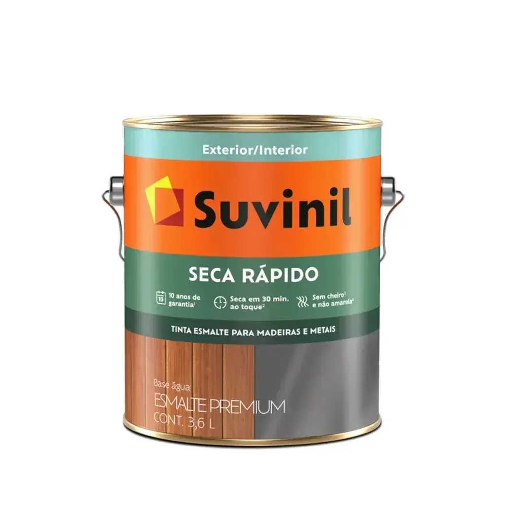 Esmalte corproteção acetinado branco 3,6L Suvinil — fotografia 2