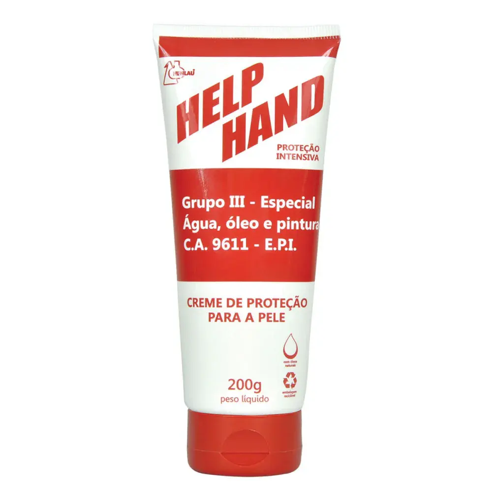 Creme protetor de mãos 200GR grupo 3 Henlau