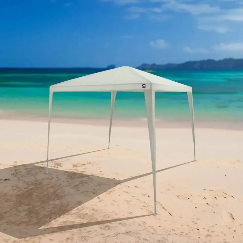 Tenda Gazebo Tubular 3m x 3m Polietileno Branca BEL BEL FIX — fotografia 12