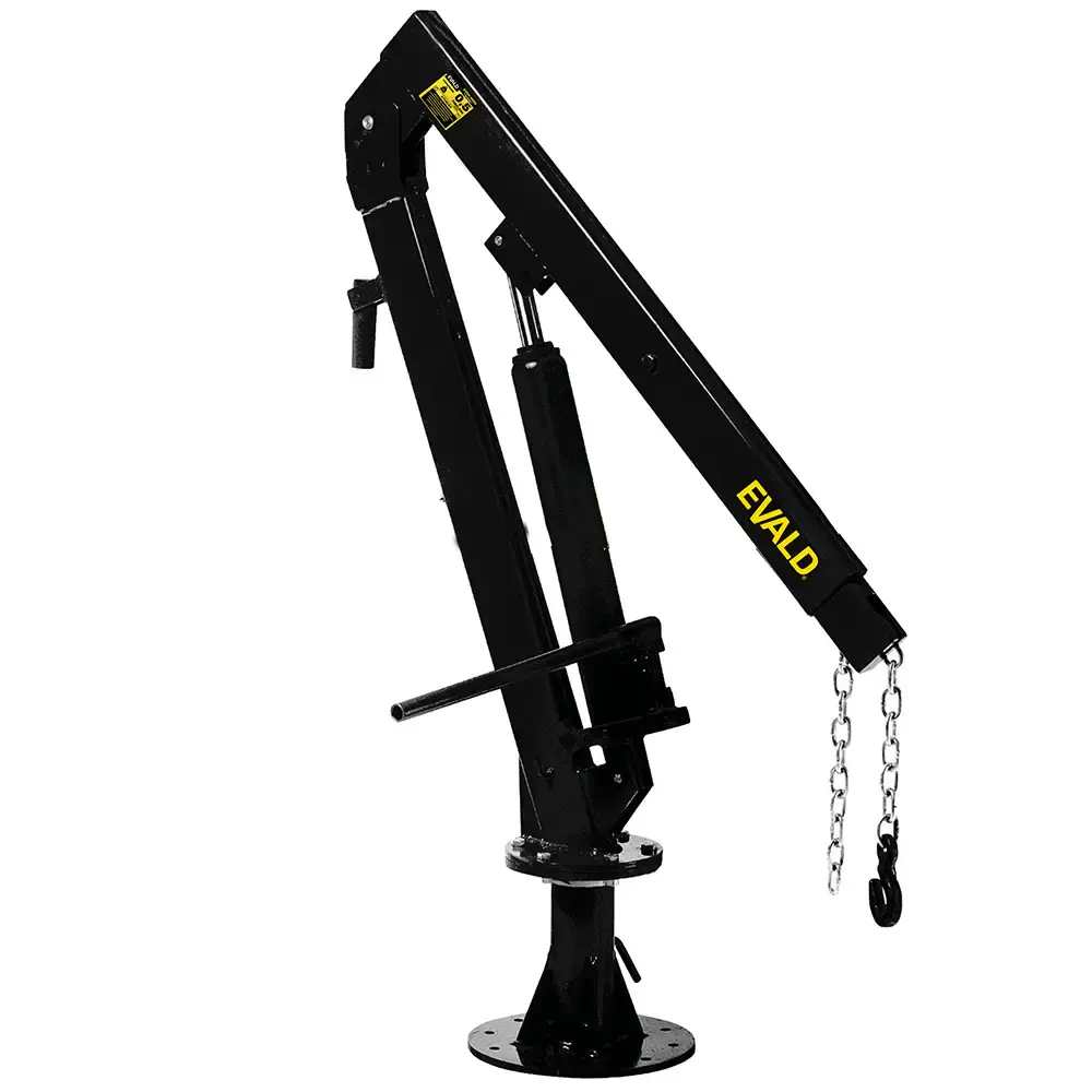 Guincho hidráulico fixo giratório 0,5 TON para caminhonete EVGH-500G Evald