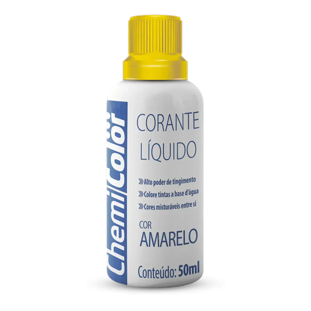 Corante liquido amarelo Chemicolor — fotografia de referência