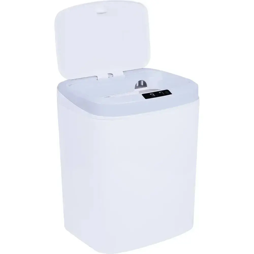 Lixeira automática usb branca 16L Kala — fotografia 9