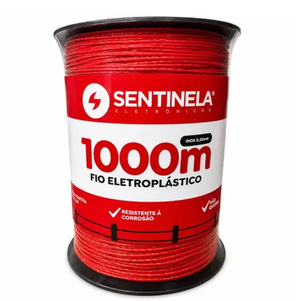 Fio eletroplástico 1000MT laranja - Sentinela — fotografia de referência