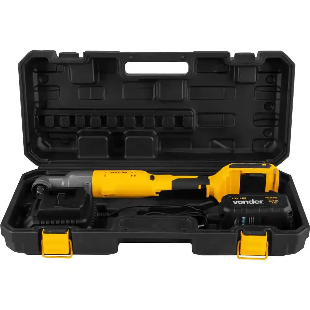 Chave de impacto angular bateria 18V encaixe 3/8POL CIV-183 Vonder — fotografia 12