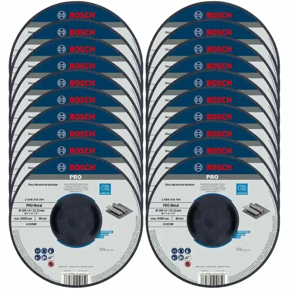 Disco de desbaste 7POL 180MM standard 20 unidades Bosch — fotografia de referência