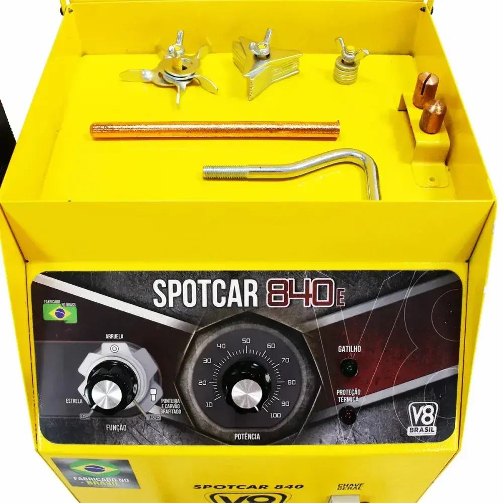 Repuxadeira elétrica analógica spotcar 840E 13KVA 220V V8 brasil — fotografia 10