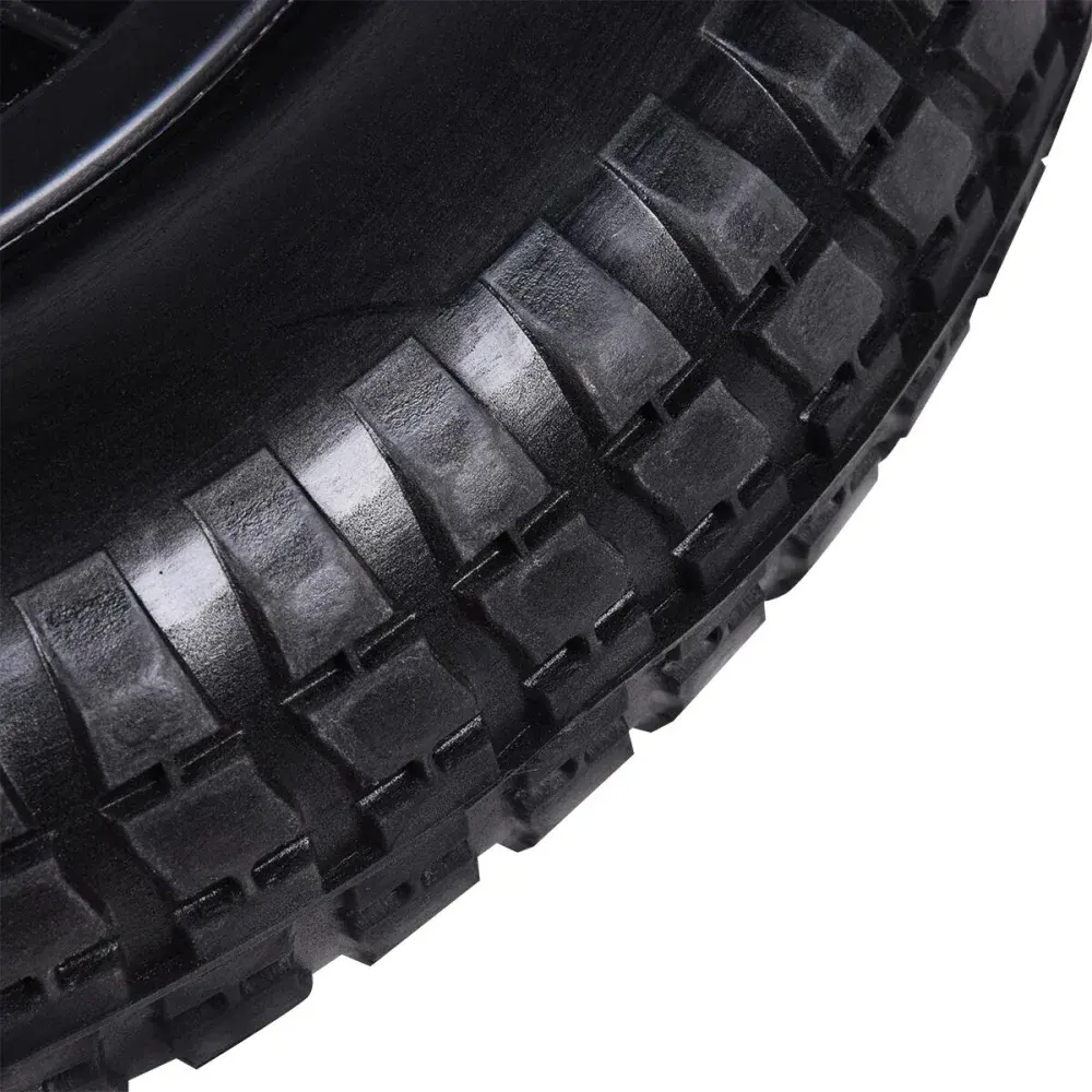 Roda para carrinho de mão Worker 3.25X8 poliuretano maciço com bucha abs — fotografia 4