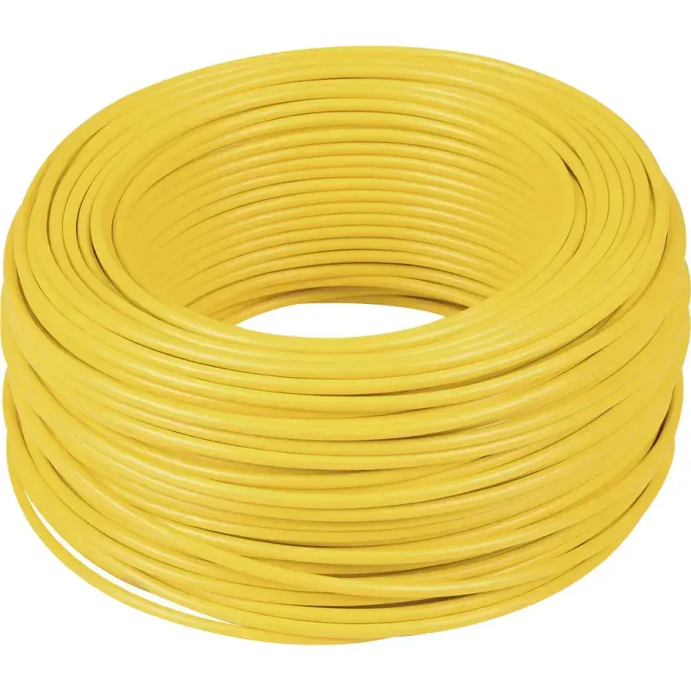 Cabo flexível 2,5MM amarelo 450/750V 15M Cobrecom — fotografia 3