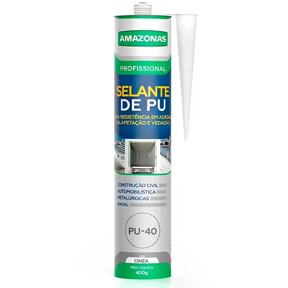 Selante PU tipo sikaflex 310 ML cinza Amazonas