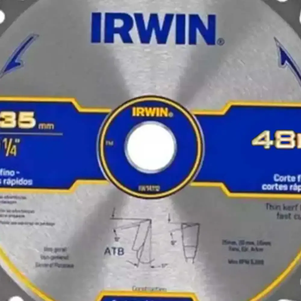 Serra Circular de Widea 9.1/4 Pol x 48D IW14113 IRWIN — fotografia 3
