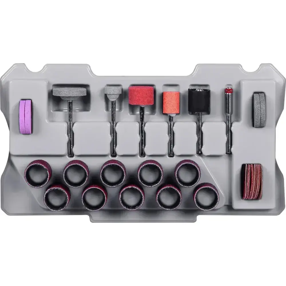 Jogo de acessórios para micro retífica 42 peç Worker — fotografia 8