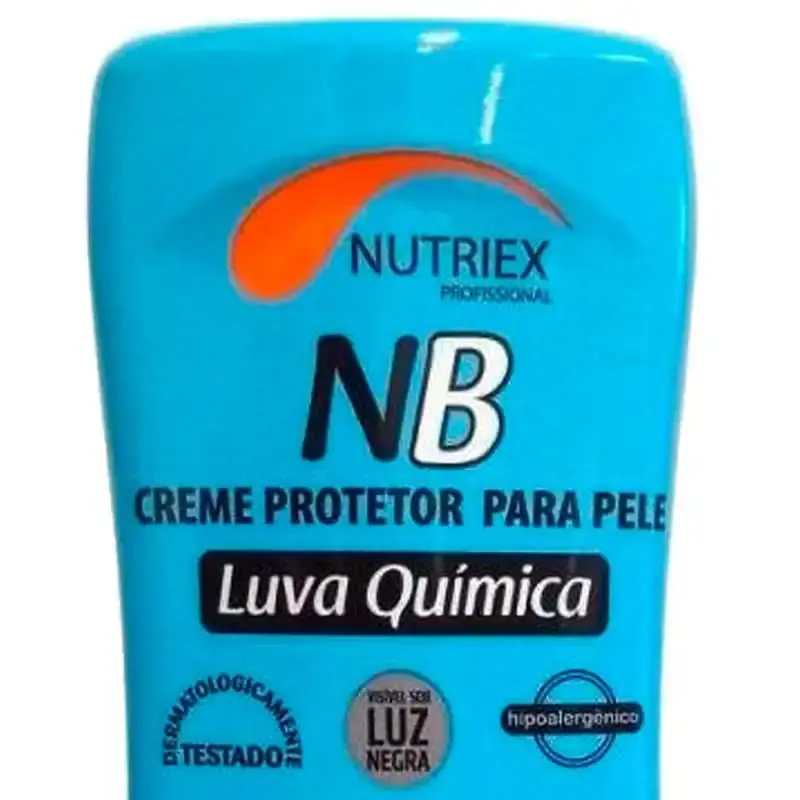 Creme luva química grupo 3 película antisséptica com 3 unidades Nutriex — fotografia 4