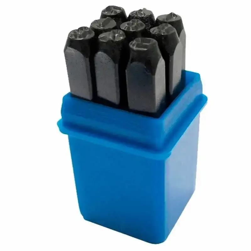 Tipo numérico para gravação 5 MM kit 9 peças 0-9 6196 Bremen — fotografia 2