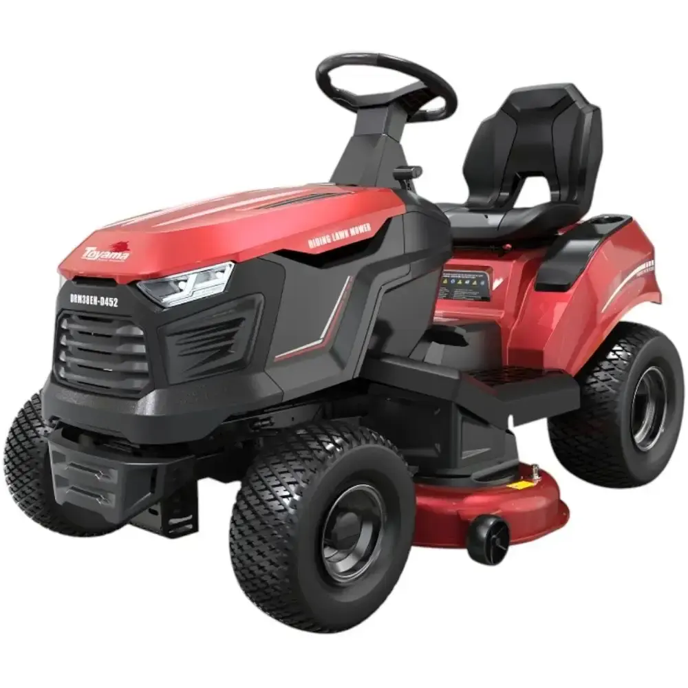 Trator cortador de grama 17HP 38POL 4 tempos a gasolina TLT38-452CC Toyama — fotografia de referência