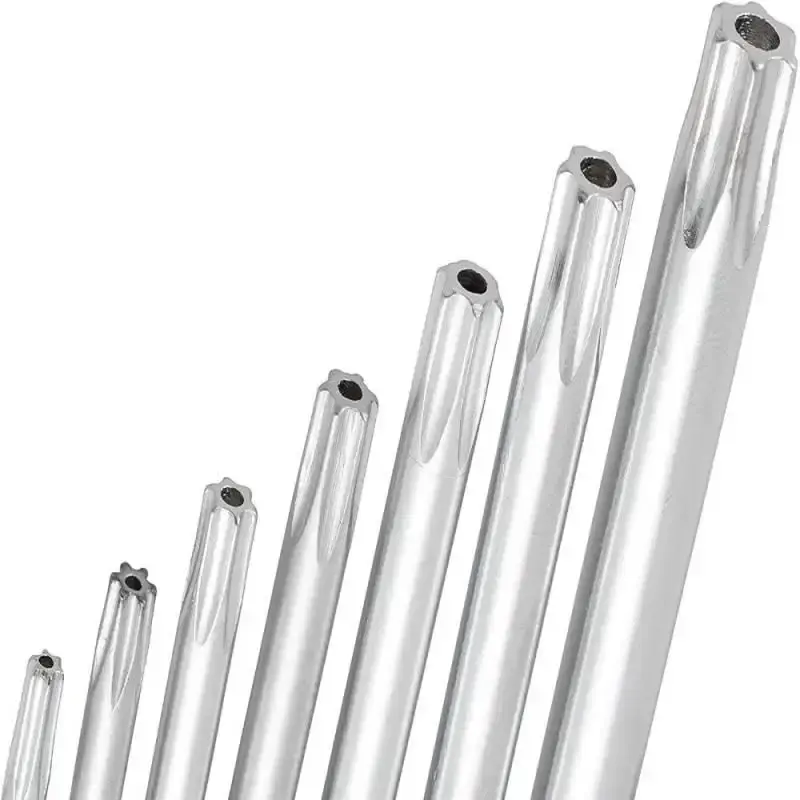 Jogo de Chave Torx com 7 Peças T10 à T40 8QG c/ Guia EDA — fotografia 2