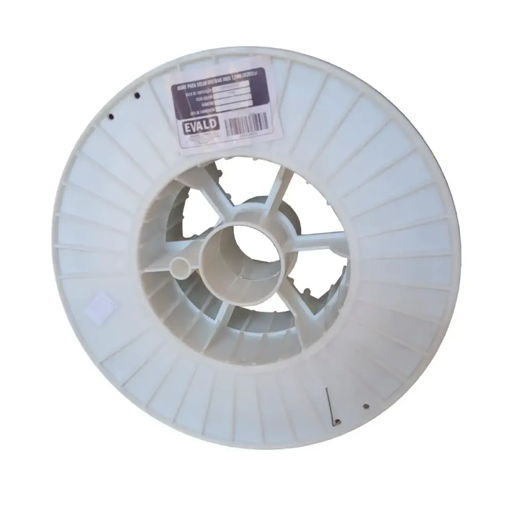 Arame para solda MIG em inox ER308LSI 1.20MM rolo com 15KG EAM308L-1215 Evald — fotografia 3