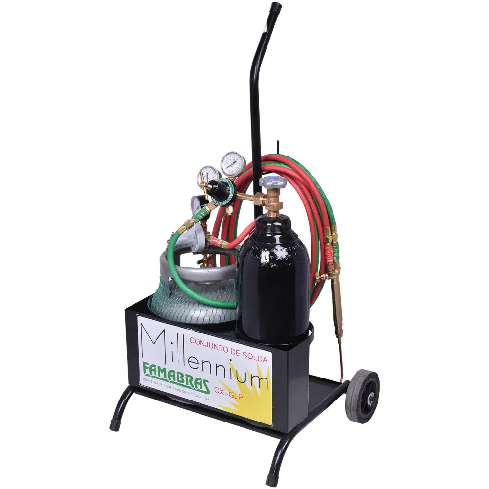 Kit inversora de solda oxi-glp millennium 5KG Famabras