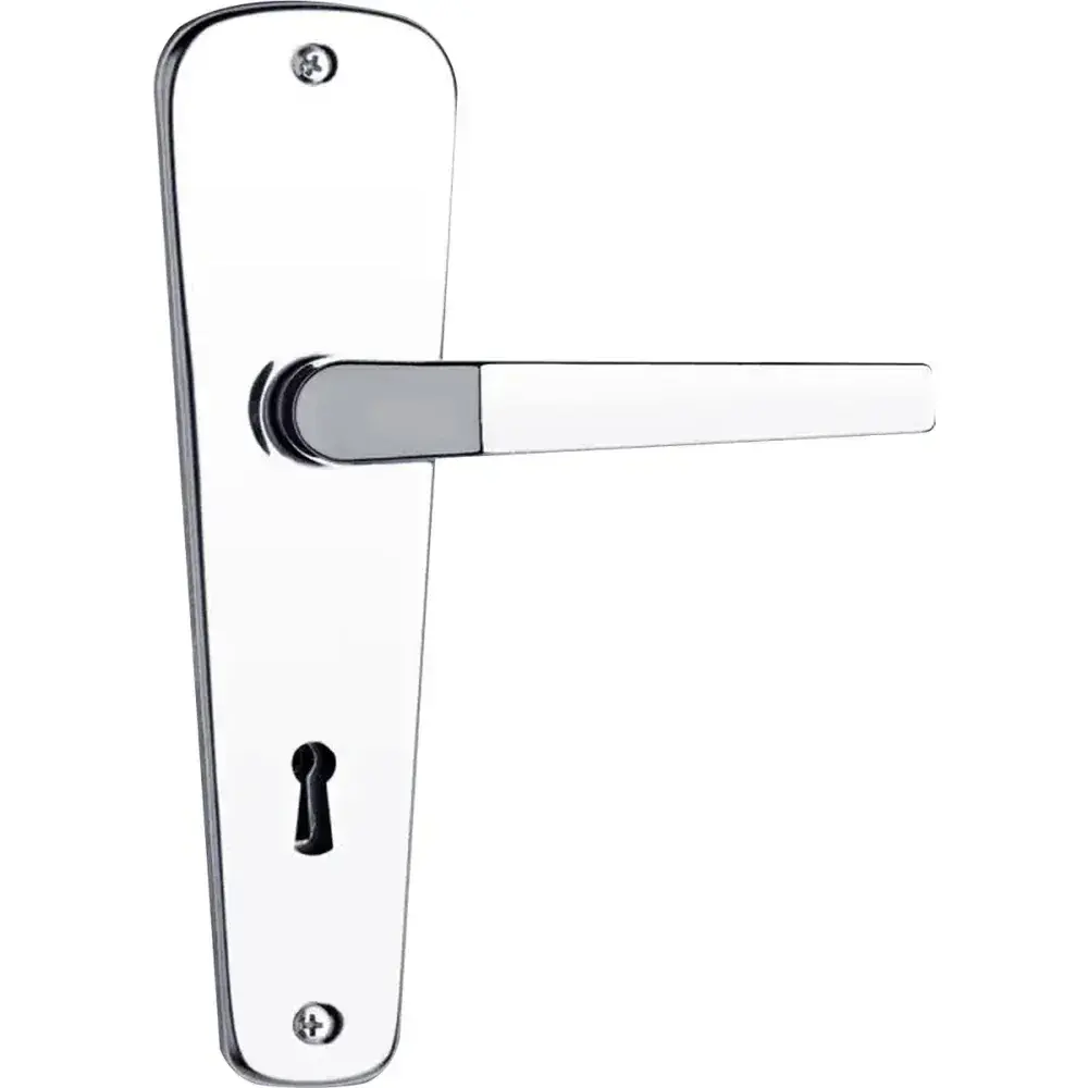 Fechadura interna popline reta cromado ESP11 40MM Soprano — fotografia 4