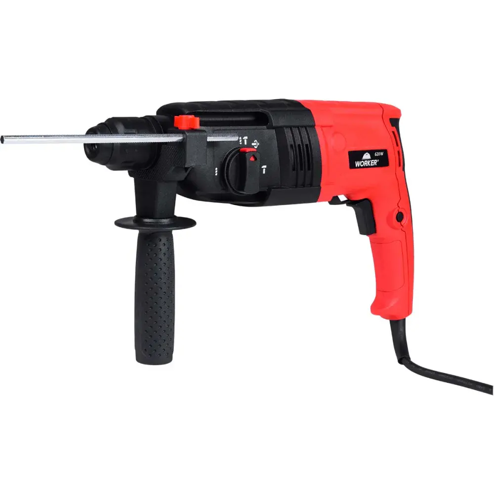 Martelete perfurador rompedor sds plus 620W 2,8J 220V Worker — fotografia 3