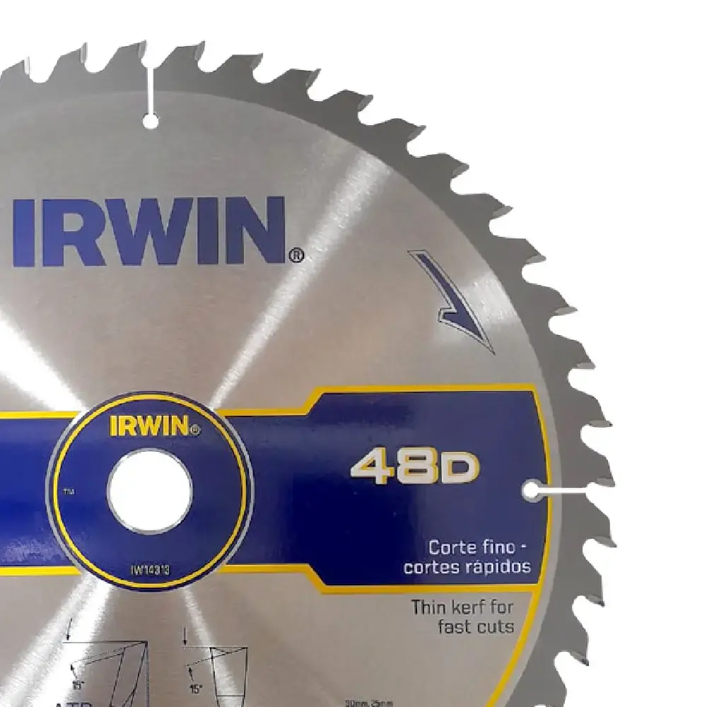 Serra circular widea 14 pol 350MM x 48D IW14313 Irwin — fotografia 3