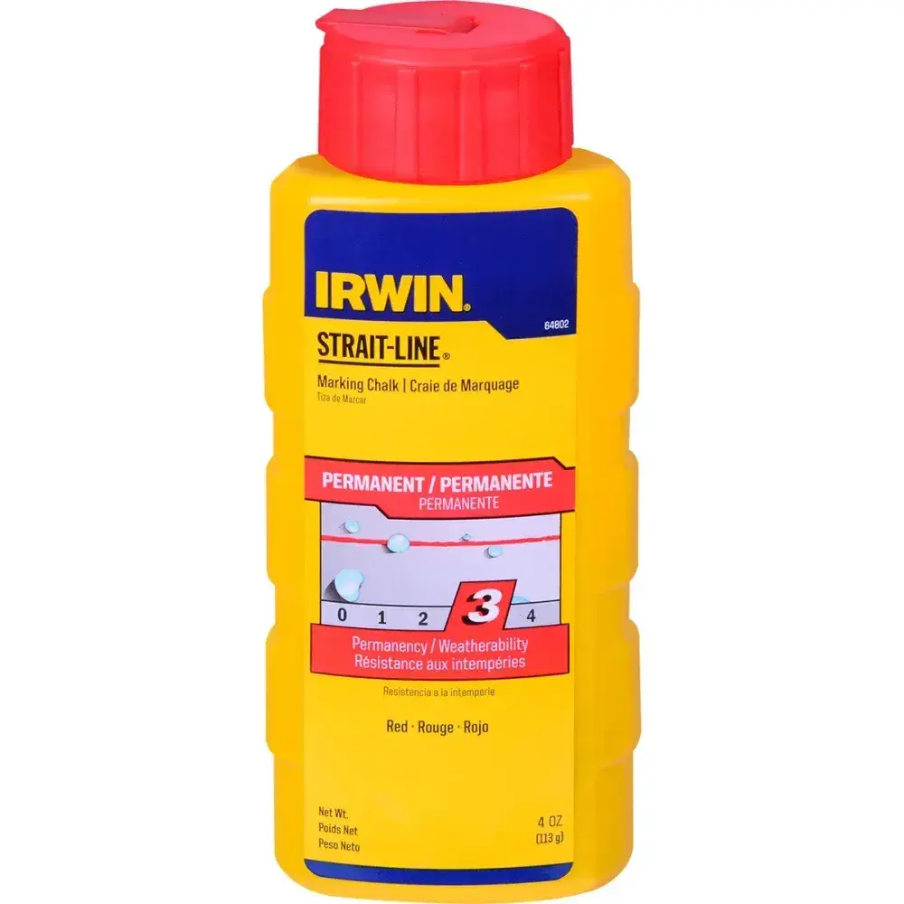 Combo giz de linha 30M vermelho Irwin — fotografia 8