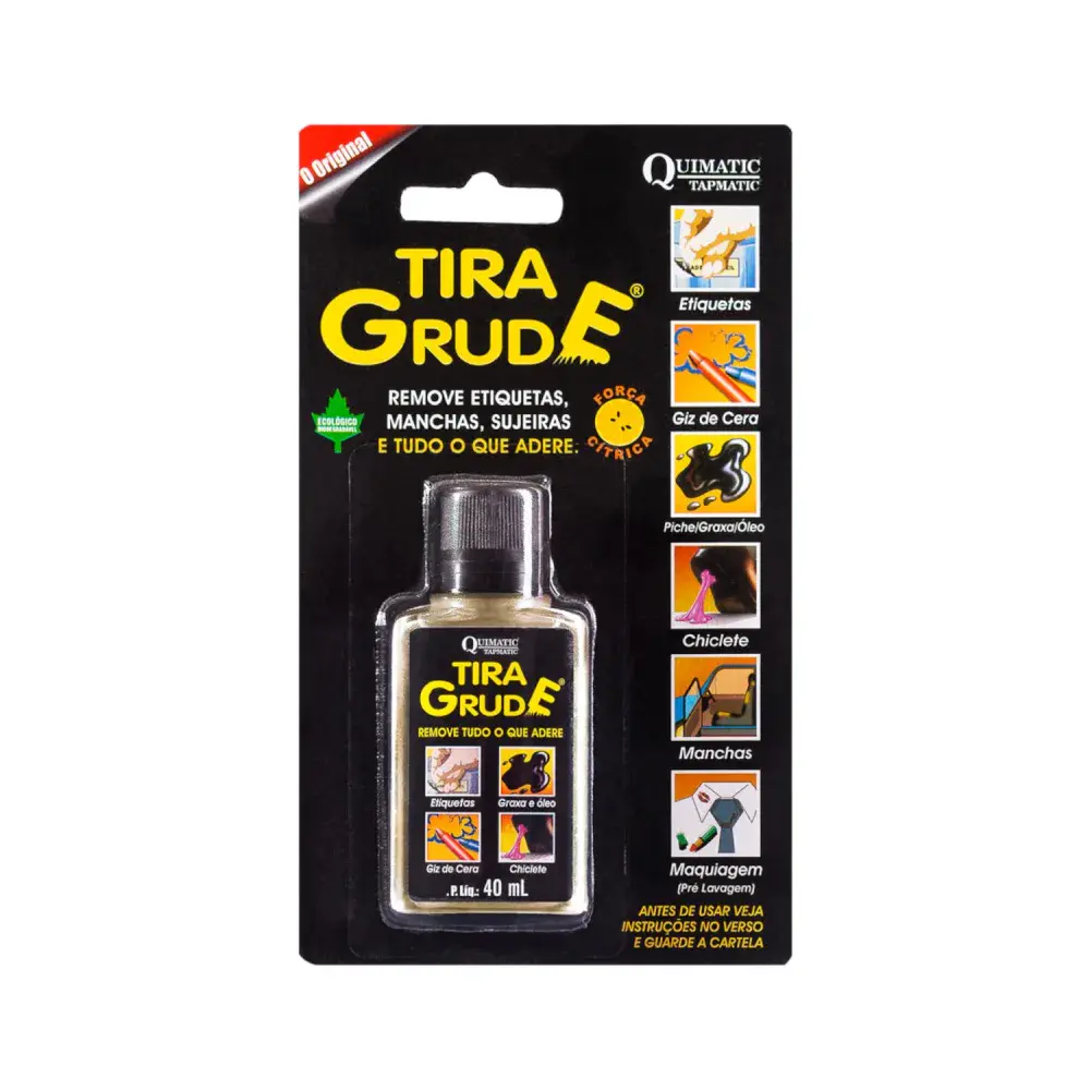 Removedor tira grude pegajoso 40ML quimatic Quimatic Tapmatic