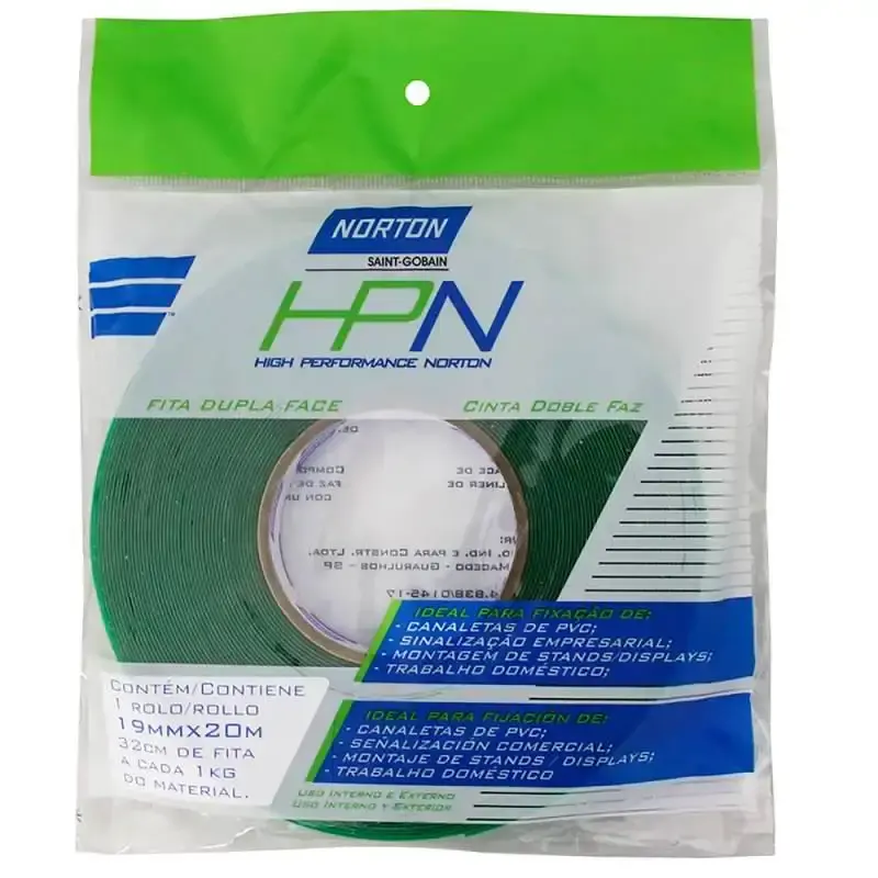 Fita Dupla Face Transparente 19MM x 20M HPN 66261103795 NORTON — fotografia 3