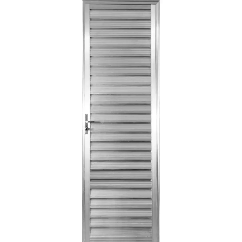 Porta veneziana 2,10X0,60M direita alumínio Aluvid