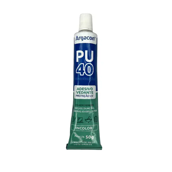 Selante PU 40 incolor 80G - Argacon