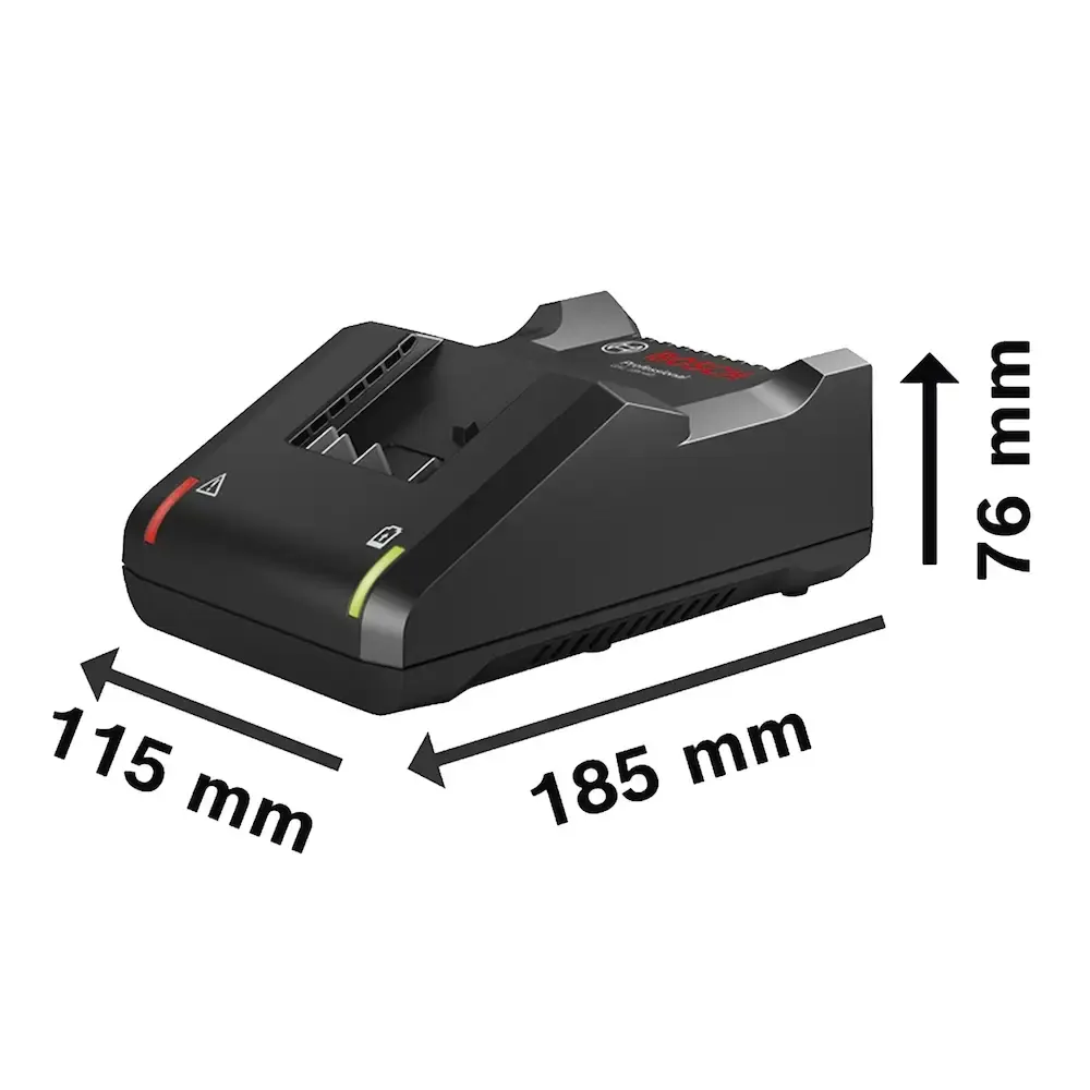 Kit 2 baterias 18V 4.0AH e 1 carregador bivolt 1600A02RM8000 Bosch — fotografia 2