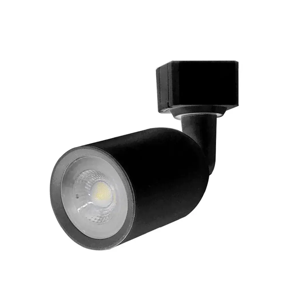 Spot de led para trilho MR16 preto 6W 6500K biv Taschibra