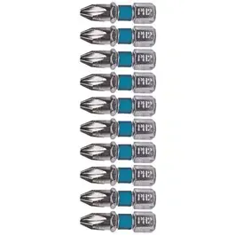 Bits Curto Phillips 1/4 POL 25 mm PH2 com 10 Peças GROSS — fotografia 2