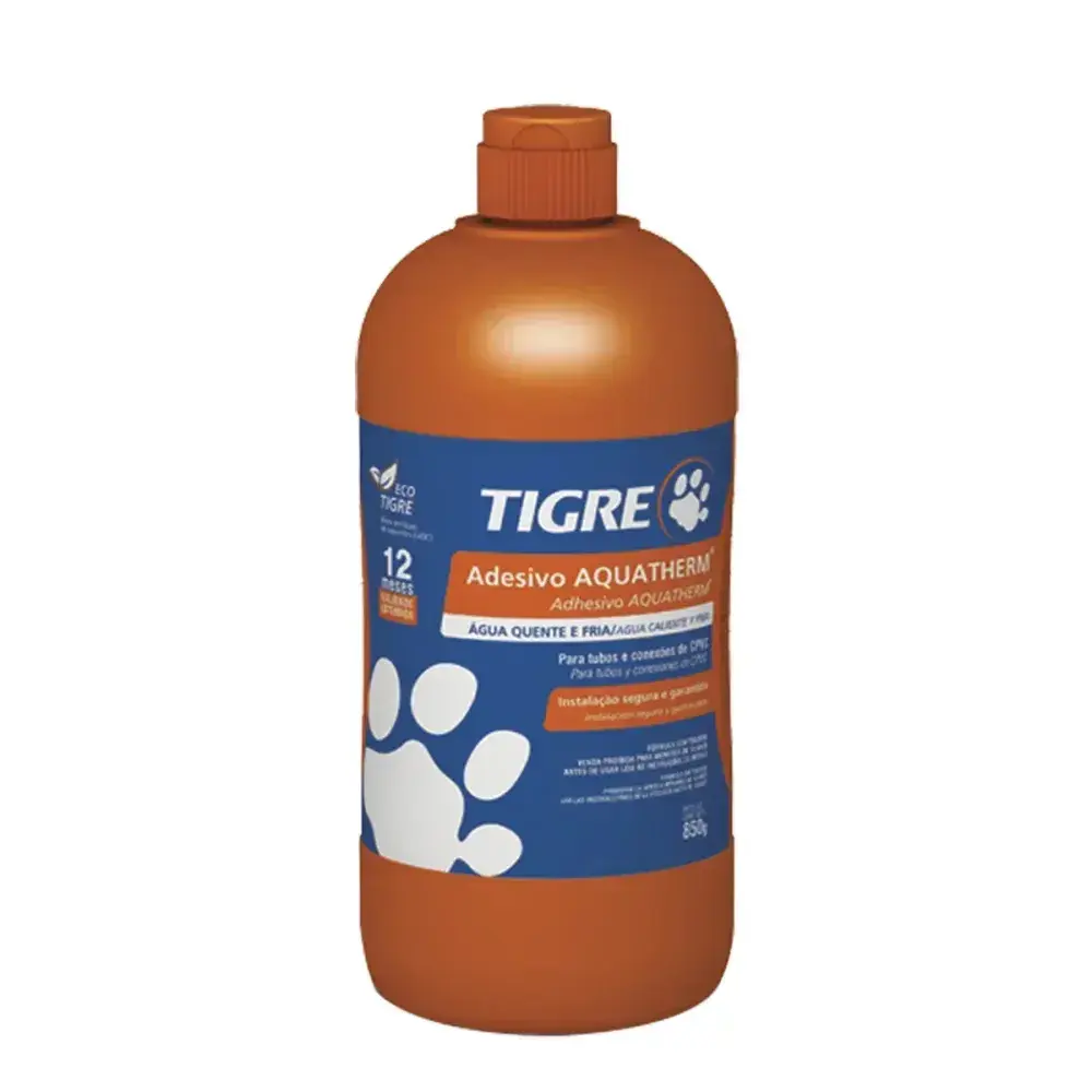 Adesivo aquatherm Tigre frasco 850GR — fotografia de referência